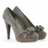 Chaussures élégantes femme 1095 capuccino antilope