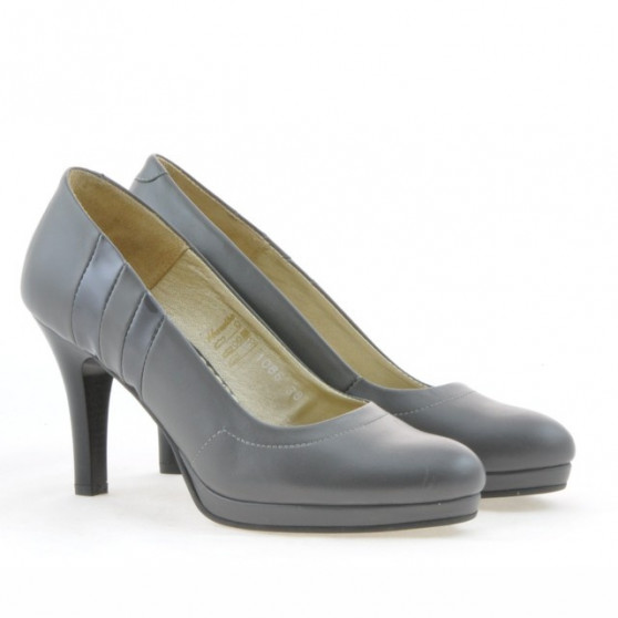 Chaussures élégantes femme 1086 gris