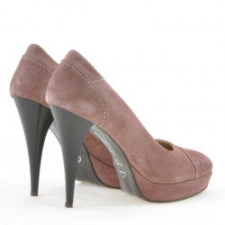 Chaussures élégantes femme 1082 rose antilope