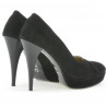 Chaussures élégantes femme 1082 noir antelope