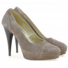 Chaussures élégantes femme 1082 cappuccino antilope