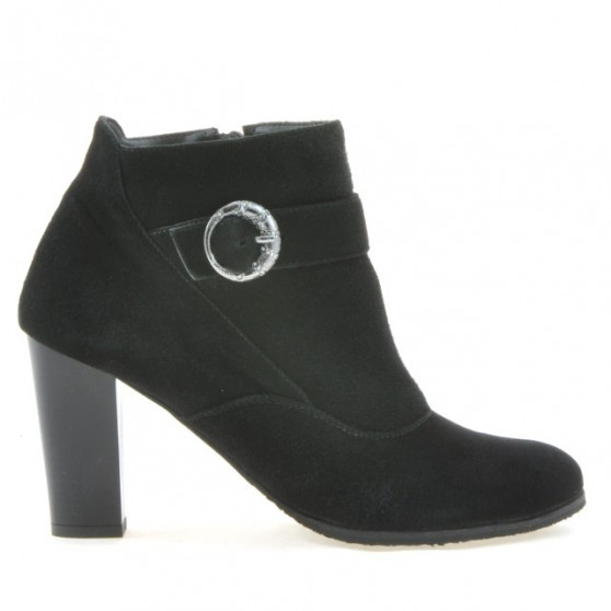Bottes femme 1123 noir+noir antilope