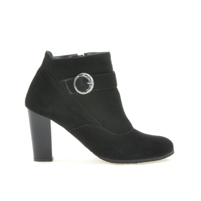 Bottes femme 1123 noir+noir antilope