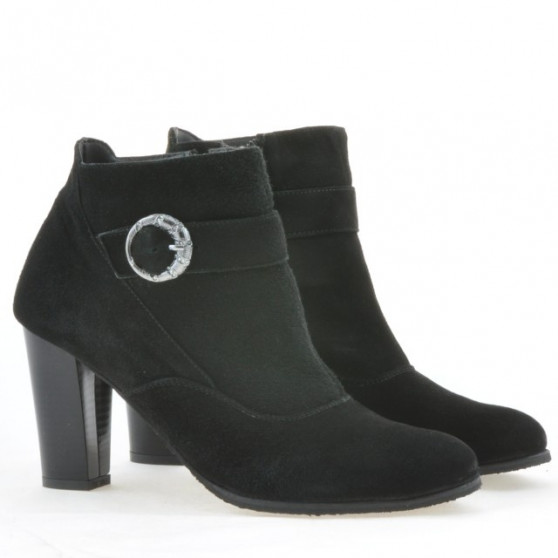 Bottes femme 1123 noir+noir antilope