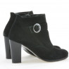 Bottes femme 1123 noir+noir antilope