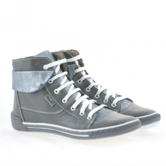 Bottes femme 258 gris combiné