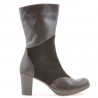 Bottes femme 3241 café combiné
