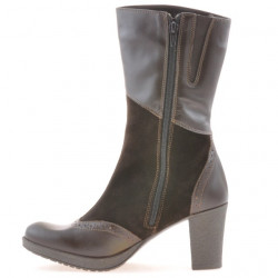 Bottes femme 3241 café combiné