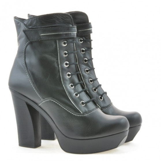 Bottes femme 3261 noir+gris