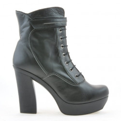 Bottes femme 3261 noir+gris