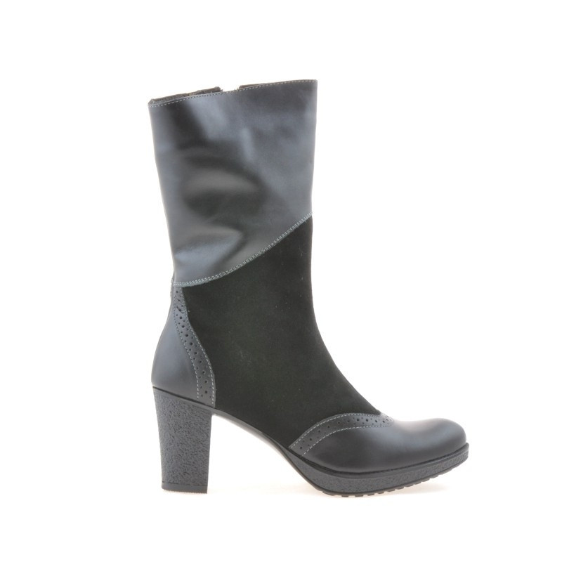 Bottes femme 3241 noir combiné