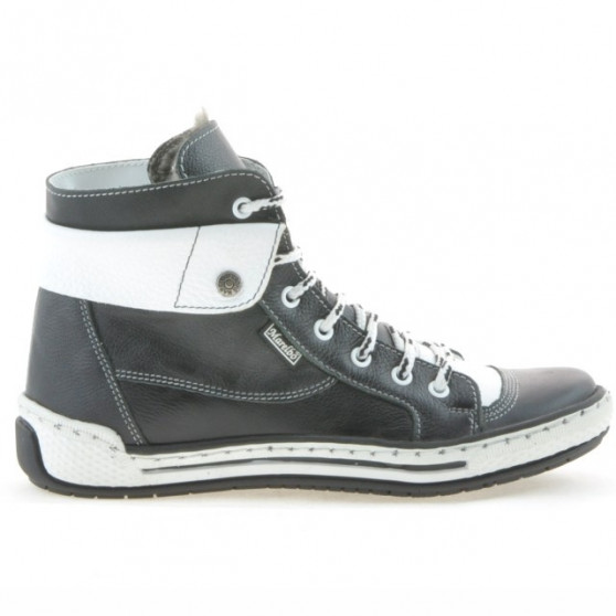 Bottes femme 258 biz noir+blanc Bottes femme 258 biz noir+blanc