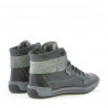 Bottines femme 258 biz noir+gris