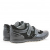 Chaussures de sport homme 712 verni noir+noir velours