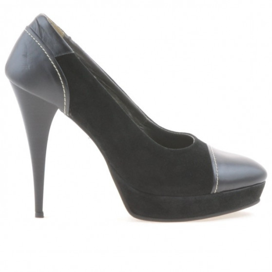 Chaussures élégantes femme 1082 noir antilope combiné Chaussures élégantes femme 1082 noir antilope combiné