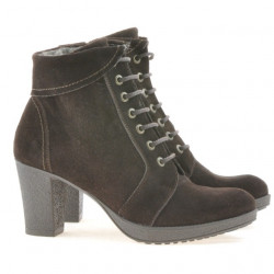 Bottes femme 3231 café velours