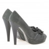 Chaussures élégantes femme 1095 gris antilope