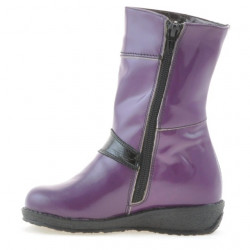Bottes enfants petits 23c vernis violet
