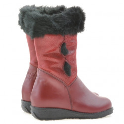 Bottes enfant petit 24c bordeaux combiné