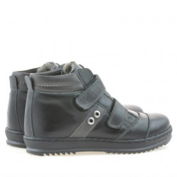 Bottes enfants 3207 noir+gris