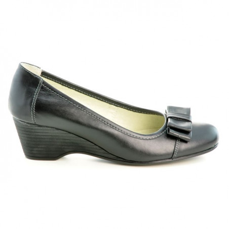 Chaussures décontractées / élégantes femme 636-1 noir