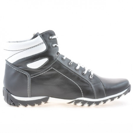 Bottes hommes 460 noir+blanc