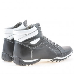 Bottes hommes 460 noir+blanc