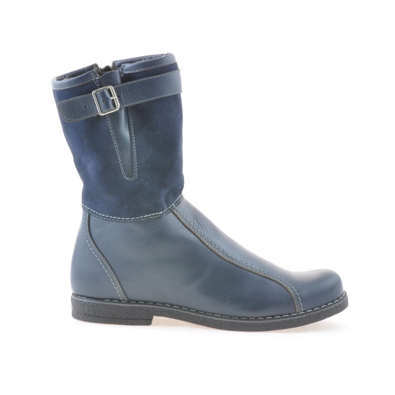 Bottes femme 3249 indigo combiné