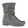 Bottes femme 3272 velours anthracite