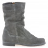 Bottes femme 3272 velours anthracite