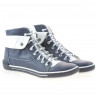 Bottes femme 258 biz indigo+blanc