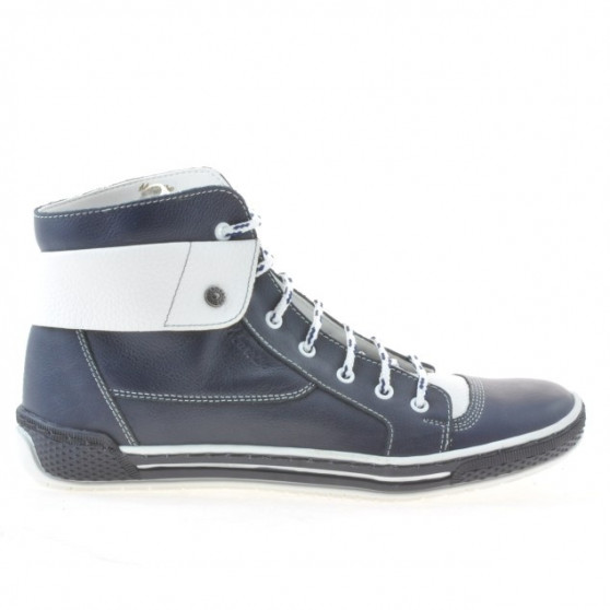 Bottes femme 258 biz indigo+blanc