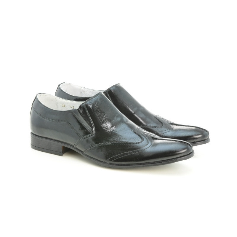 Chaussures élégantes hommes 995 vernis noir