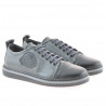 Baskets adolescents 392 noir+gris