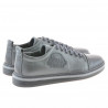 Baskets adolescents 392 noir+gris