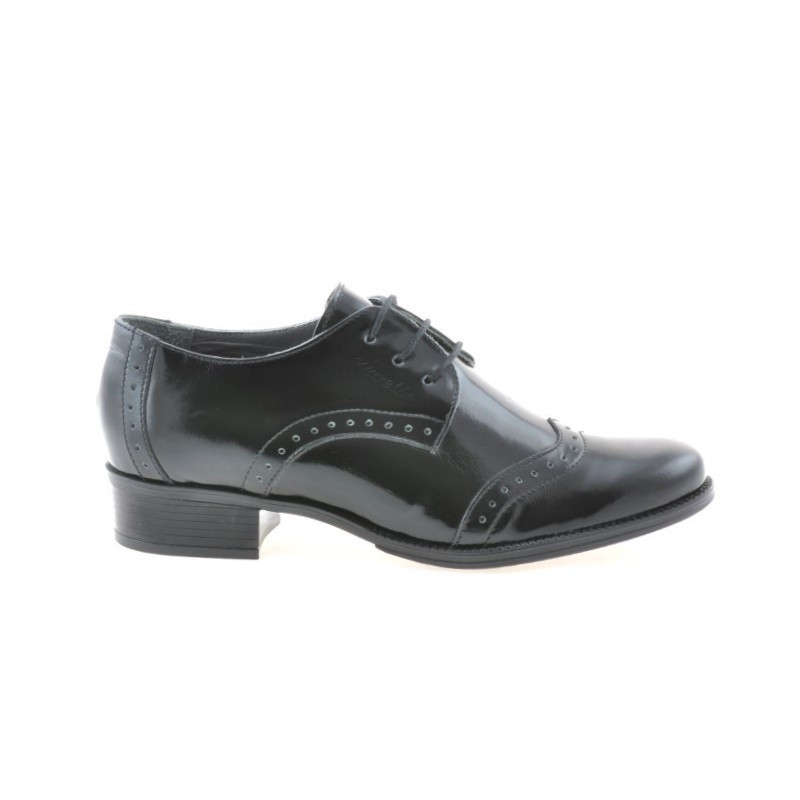 Chaussures décontractées femme 691 vernis noir