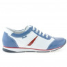 Baskets femme 196 indigo+blanc