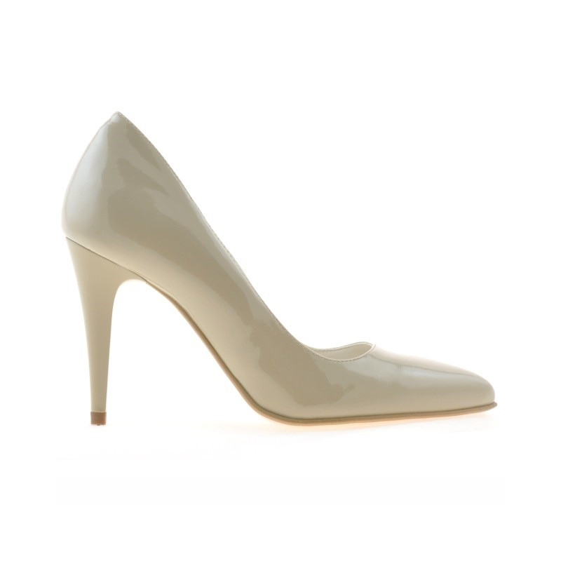 Chaussures élégantes femme 1246 vernis beige