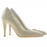 Chaussures élégantes femme 1246 vernis beige