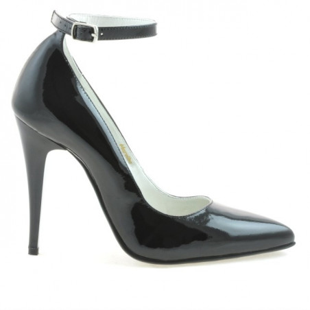 Chaussures élégantes femme 1247 vernis noir