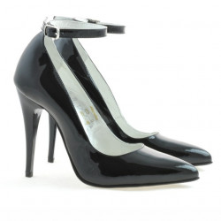 Chaussures élégantes femme 1247 vernis noir