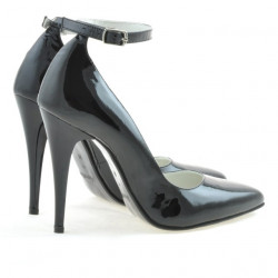 Chaussures élégantes femme 1247 vernis noir