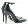 Chaussures élégantes femme 1247 vernis noir