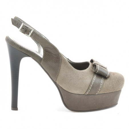 Sandales femme 1096 sable antilope combiné