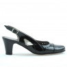 Sandales femme 1097 vernis noir