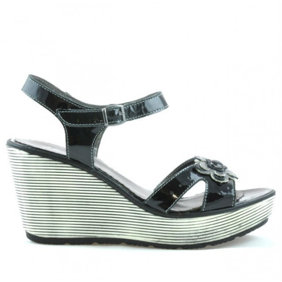 Sandales femme 5006 vernis noir Sandales femme 5006 vernis noir