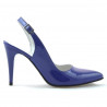 Sandales femme 1249 vernis bleu