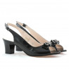 Sandales femme 1251 vernis noir