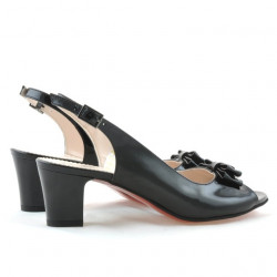 Sandales femme 1251 vernis noir