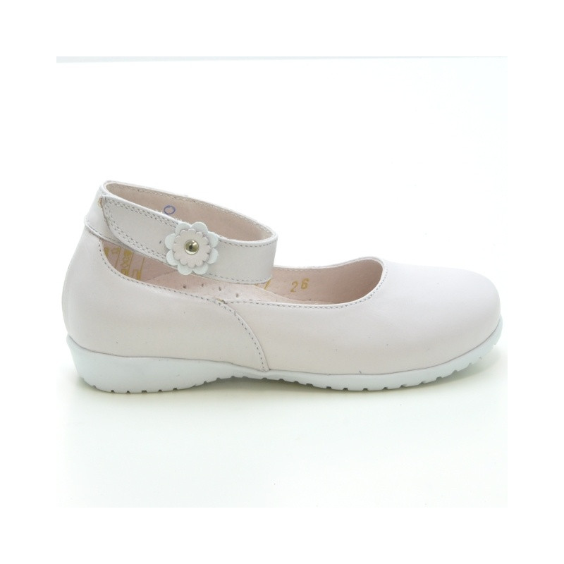 Chaussures enfants petite taille 17c beige nacré